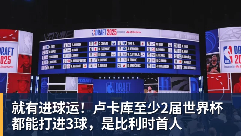 就有进球运！卢卡库至少2届世界杯都能打进3球，是比利时首人